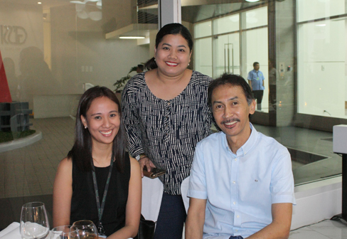 Hope Manatad with Arthaland Corporation: Frances Francisco and Gabby Paulino