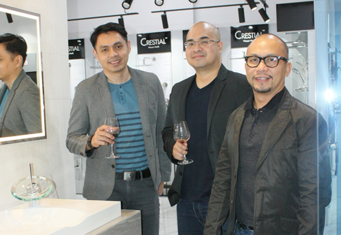 Herold Dizon, Cesar Monasterial and Idr. Joel Navarro of JCSN Interior+Designs